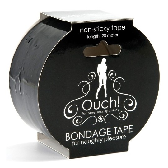 CINTA OUCH! BONDAGE TAPE NEGRA