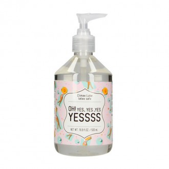 CLIMAX WATERBASED LUBRICANT - OH YES. YES. YES. YESSSS - 17 FL OZ / 500 ML
