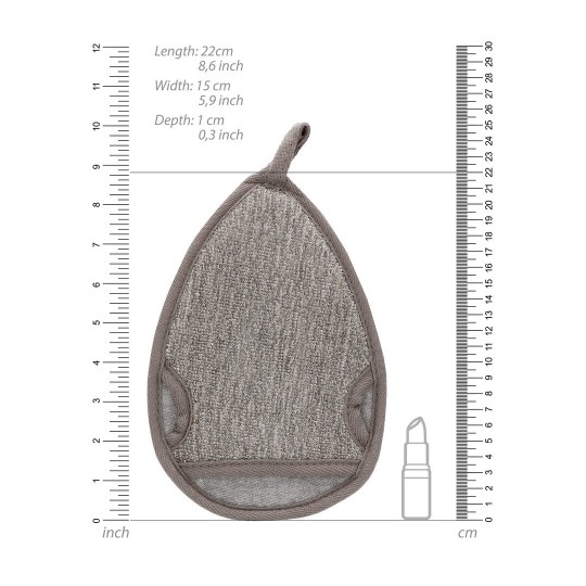 WATER DROP BATH MITT