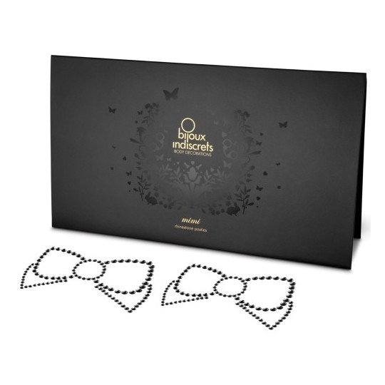SCHIAFFI CAPEZZOLI MIMI BOW BIJOUX NERO INDISCRETS