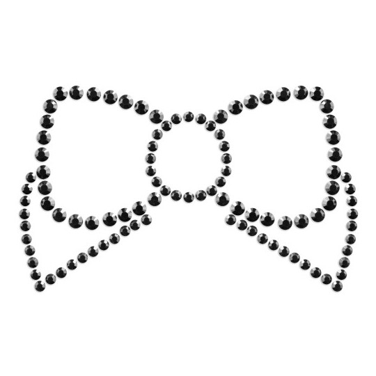 SCHIAFFI CAPEZZOLI MIMI BOW BIJOUX NERO INDISCRETS