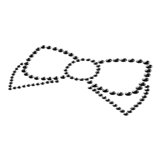 SCHIAFFI CAPEZZOLI MIMI BOW BIJOUX NERO INDISCRETS