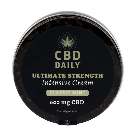 CREMA INTENSIVA CBD DAILY ULTIMATE STRENGTH - MENTA CLÁSICA - 5 OZ / 142 G