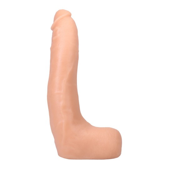 DOC JOHNSON DAN DAMAGE - REALISTIC ULTRASKYN DILDO - 10\&quot; / 25 CM - VANILLA