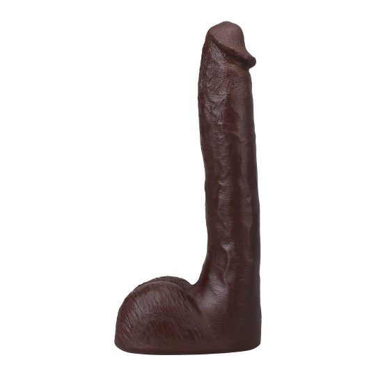 DILDO ULTRASKYN REALÍSTICO PRESSURE - 10&quot; / 25 CM - CHOCOLATE DOC JOHNSON