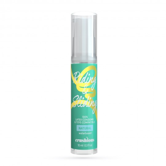 CRUSHIOUS RIDING &amp; SLIDING WATERBASED LUBRICANT GEL 10ML