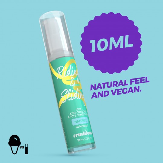 GELÉE LUBRIFIANTE RIDING &amp; SLIDING À BASE D'EAU CRUSHIOUS 10ML