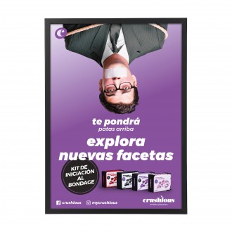 CRUSHIOUS BLACK FRAME WITH DUNGEONS & MAIDENS 50 X 70 CM POSTER ES
