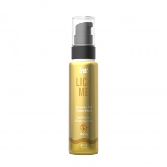INTT LICK ME KISSABLE GEL С ТЕПЛОВЫМ ЭФФЕКТОМ И МЕДОВЫМ АРОМАТОМ 50 МЛ