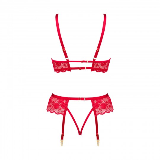 НАБОР ИЗ 3 ПРЕДМЕТОВ BEAUTY NIGHT FASHION ROSE КРАСНЫЙ