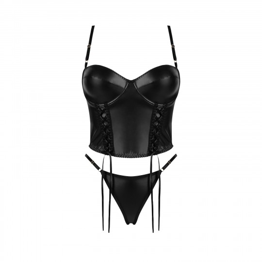 CONJUNTO DE 2 PIEZAS SASHA NEGRO BEAUTY NIGHT FASHION