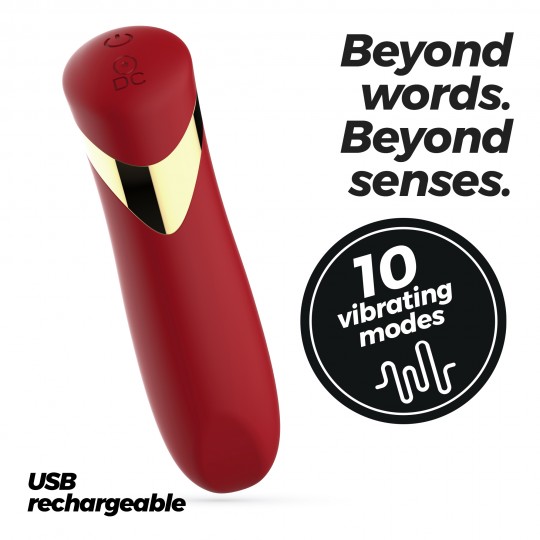 BLINDERS VIBROMASSEUR BULLET RECHARGEABLE ROUGE CRUSHIOUS