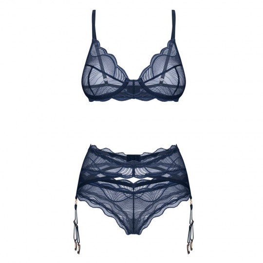 CONJUNTO DE 3 PEÇAS NIGHTLY AZUL OBSESSIVE