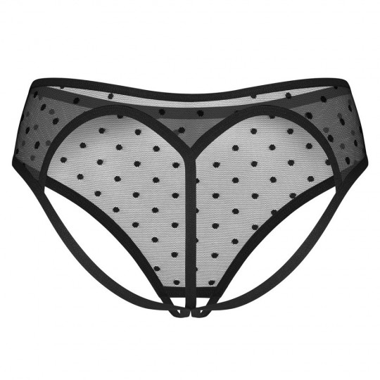 OBSESSIVE CROTCHLESS PANTIES NUITES BLACK