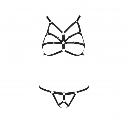 ENSEMBLE 2 PIÈCES ARMANDA NOIR DEVIL COLLECTION PASSION