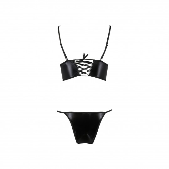 CONJUNTO DE 2 PEÇAS ASUNA PRETO EROTIC LINE PASSION