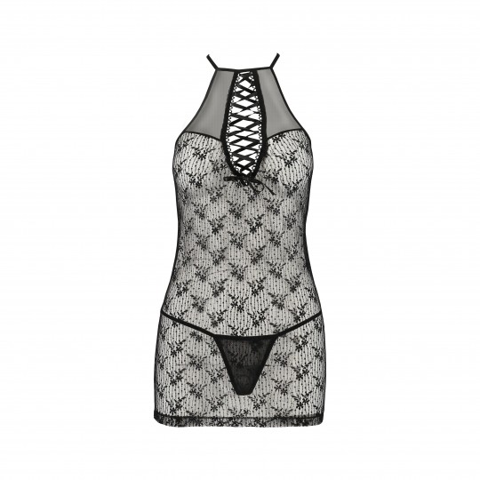 AZALIA CHEMISE BLACK  PASSION