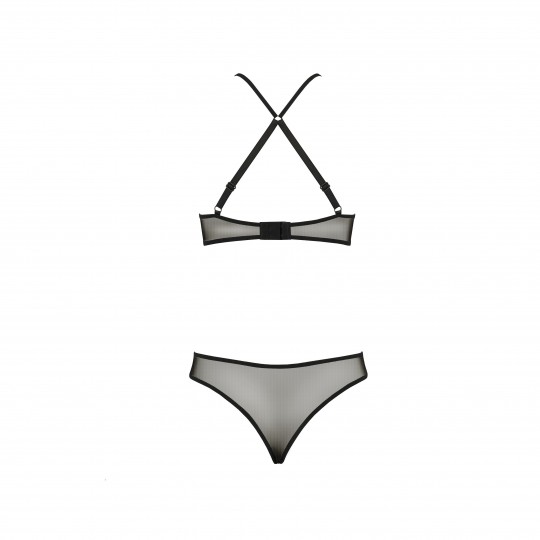 ENSEMBLE 2 PIÈCES AZALIA NOIR EROTIC LINE PASSION
