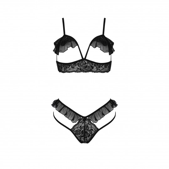 ENSEMBLE 2 PIÈCES DOLLY NOIR EROTIC LINE PASSION