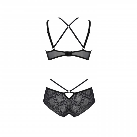 ENSEMBLE 2 PIÈCES DROSERA BIKINI NOIR ECO COLLECTION PASSION