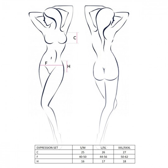 EXPRESSION SET BLACK  - PASSION