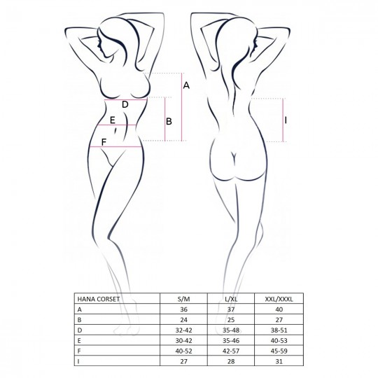 HANA CORSET RED  - PASSION