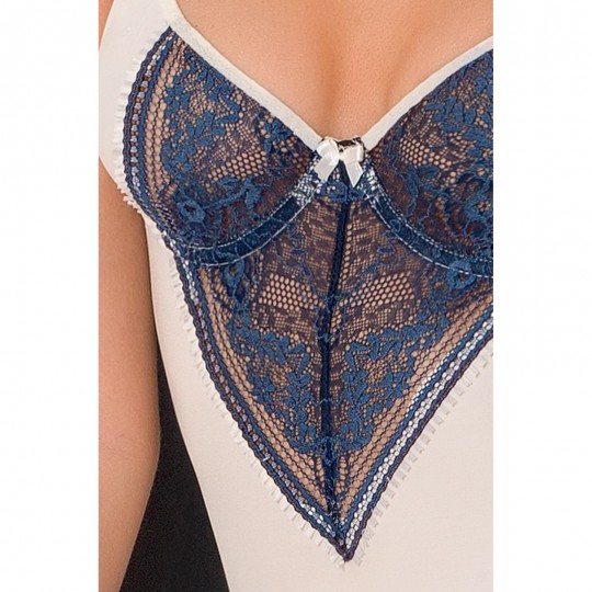 IVONE CORSET ECRU  - PASSION