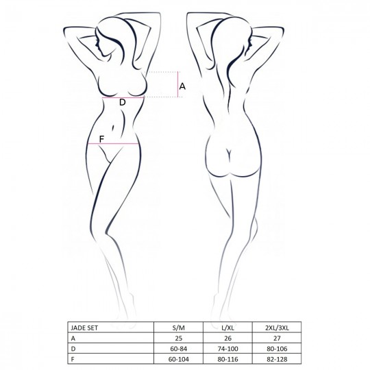 НЕФРИТОВЫЙ КОМПЛЕКТ ЧЕРНЫЙ - СТРАСТЬ
