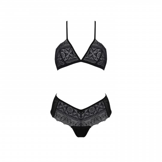 CONJUNTO DE 2 PIEZAS KERRIA BIKINI NEGRO ECO COLLECTION PASSION