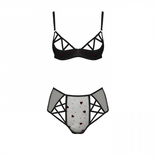ENSEMBLE 2 PIÈCES LOVELIA BIKINI NOIR PASSION