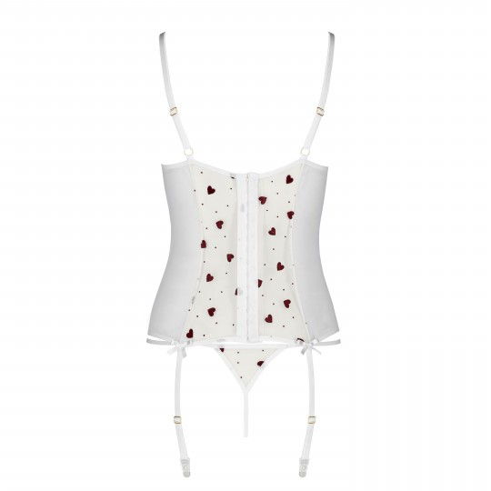 LOVELIA CORSET WHITE  - PASSION