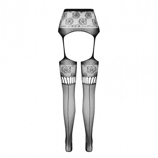 COLLANTS COM EFEITO DE LIGAS S030 PRETAS EROTIC LINE PASSION