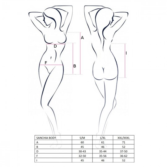 BODY SANCHIA PRETO PASSION