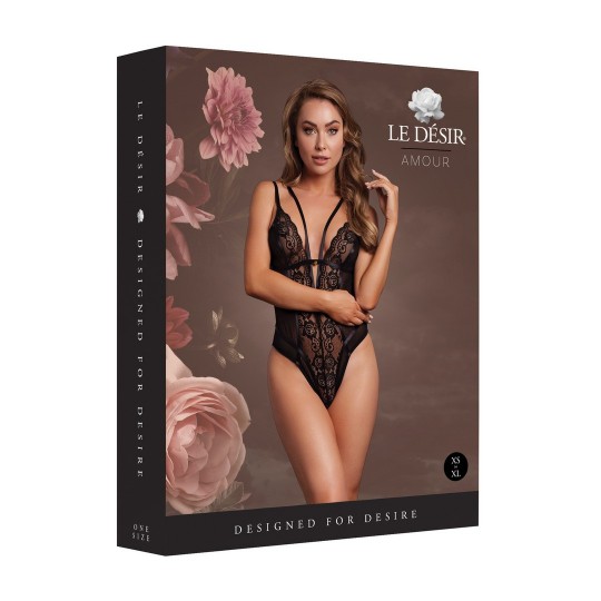 BODY WIRELESS LACE PRETO LE DÉSIR