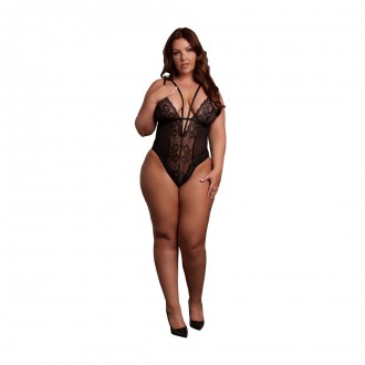 BODY WIRELESS LACE NOIR TAILLE REINE LE DÉSIR