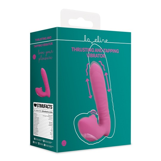 VIBRADOR THRUSTING AND TAPPING ROSA LOVELINE