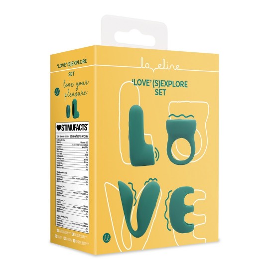 SET DE BALLE AVEC 4 ACCESSOIRES LOVE' (S)EXPLORE VERT LOVELINE