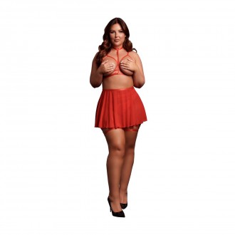 CONJUNTO DE 4 PEÇAS VERMELHO TAMANHO QUEEN LE DÉSIR