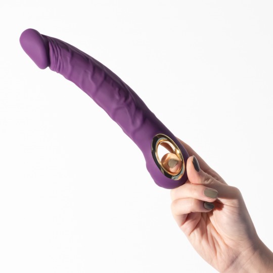 VIBRADOR FLEXÍVEL MAGNUS BEND ROXO CRUSHIOUS