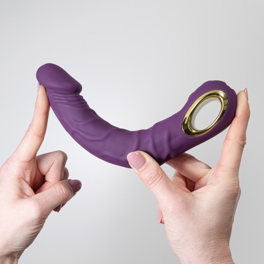 VIBRADOR FLEXÍVEL MAGNUS BEND ROXO CRUSHIOUS
