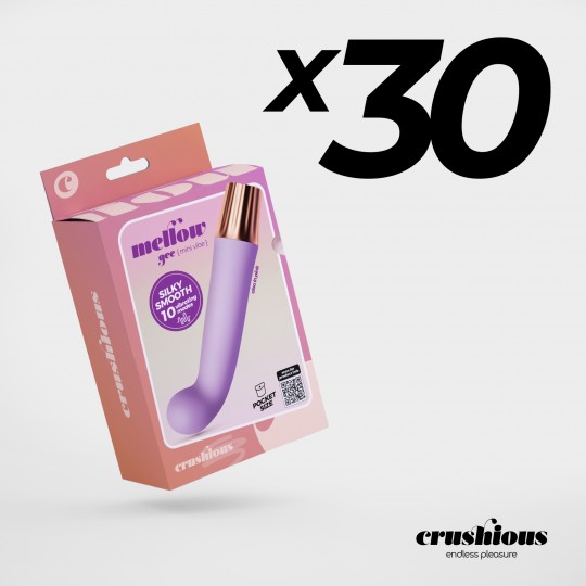 PACK DE 30 MINI VIBRADOR MELLOW GEE LAVANDA CRUSHIOUS
