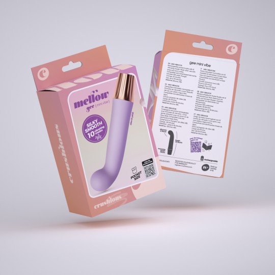 PACK DE 30 MINI VIBRADOR MELLOW GEE LAVANDA CRUSHIOUS