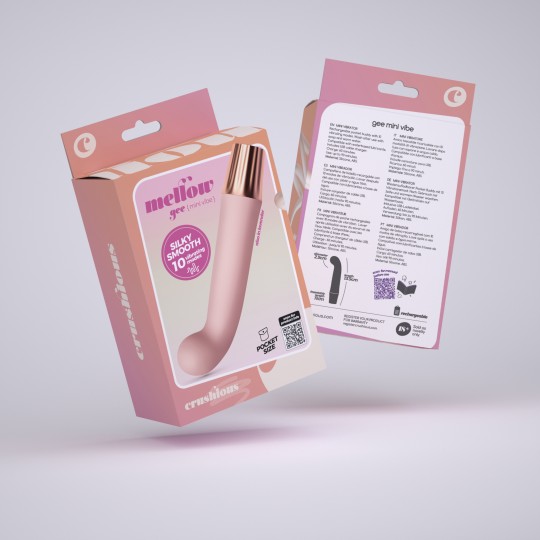 PACK DE 30 MINI VIBRADOR MELLOW GEE ROSA CRUSHIOUS