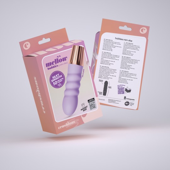 CRUSHIOUS MELLOW BUBBLES MINI VIBRATOR LAVENDER