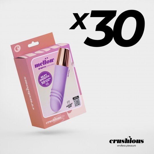 PACK DE 30 MINI VIBRADOR MELLOW WAVES LAVANDA CRUSHIOUS