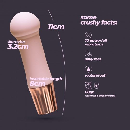 MINI VIBRATEUR MELLOW PUFF ROSE CRUSHIOUS