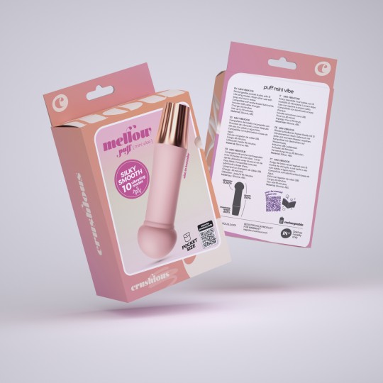 MINI VIBRATEUR MELLOW PUFF ROSE CRUSHIOUS