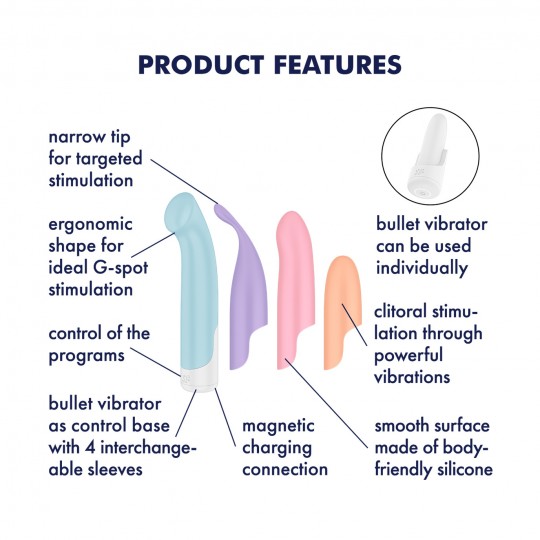 SATISFYER PLAYFUL FOUR VIBRATOR SET