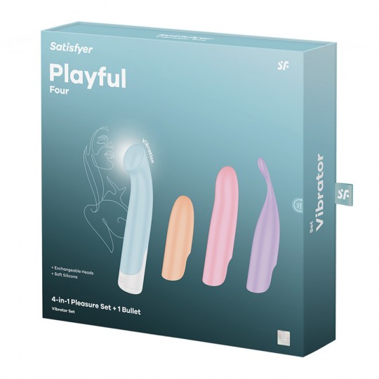 ENSEMBLE VIBRATEURS PLAYFUL FOUR SATISFYER