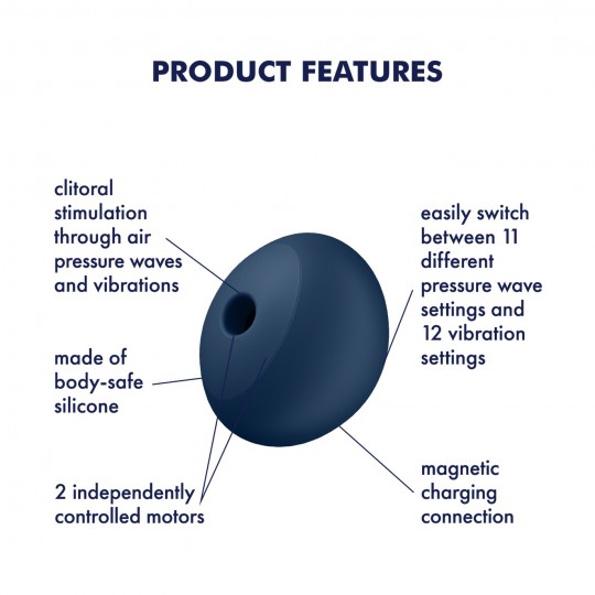 STIMULATEUR AIR POWER 4 BLEU SATISFYER